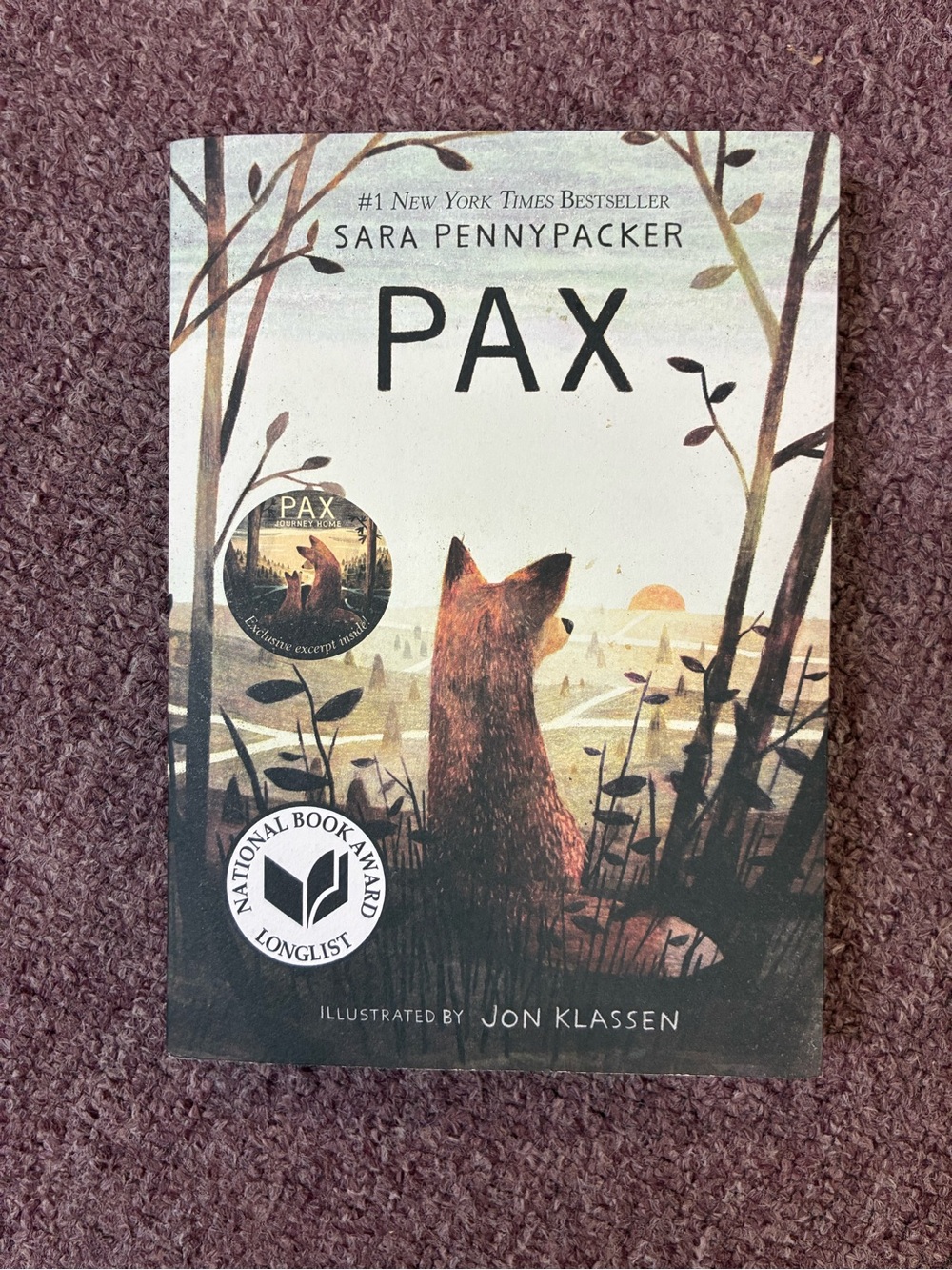 3 books  Allergic, winterkill and PAX by - Illustrated Paperback (Brown Cover)